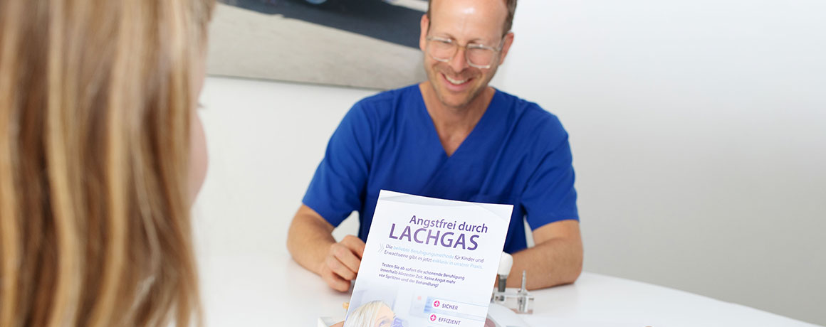Lachgas beim Zahnarzt Sassenberg